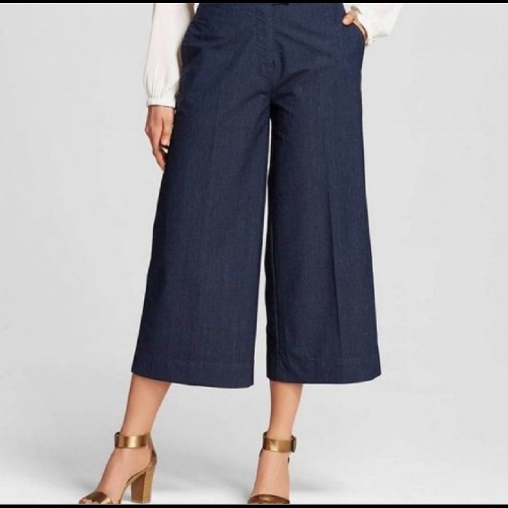 NWT Who What Wear Wide Leg Pants Slacks Size 4